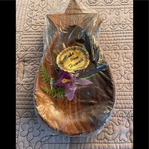 Hawaiian wooden bowls. Set of three.